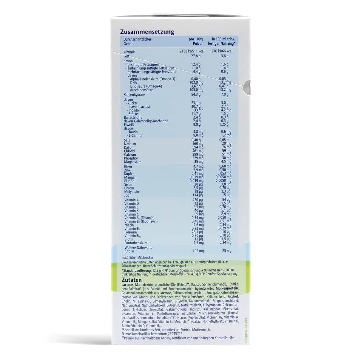 HiPP Comfort Support Milk Formula All Stages