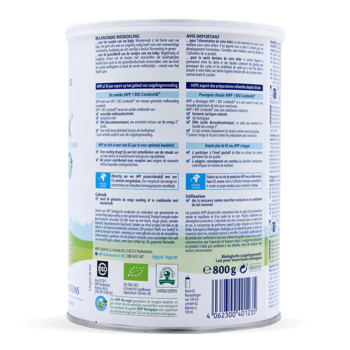 HiPP Dutch Stage 1  Combiotik Infant Milk Formula