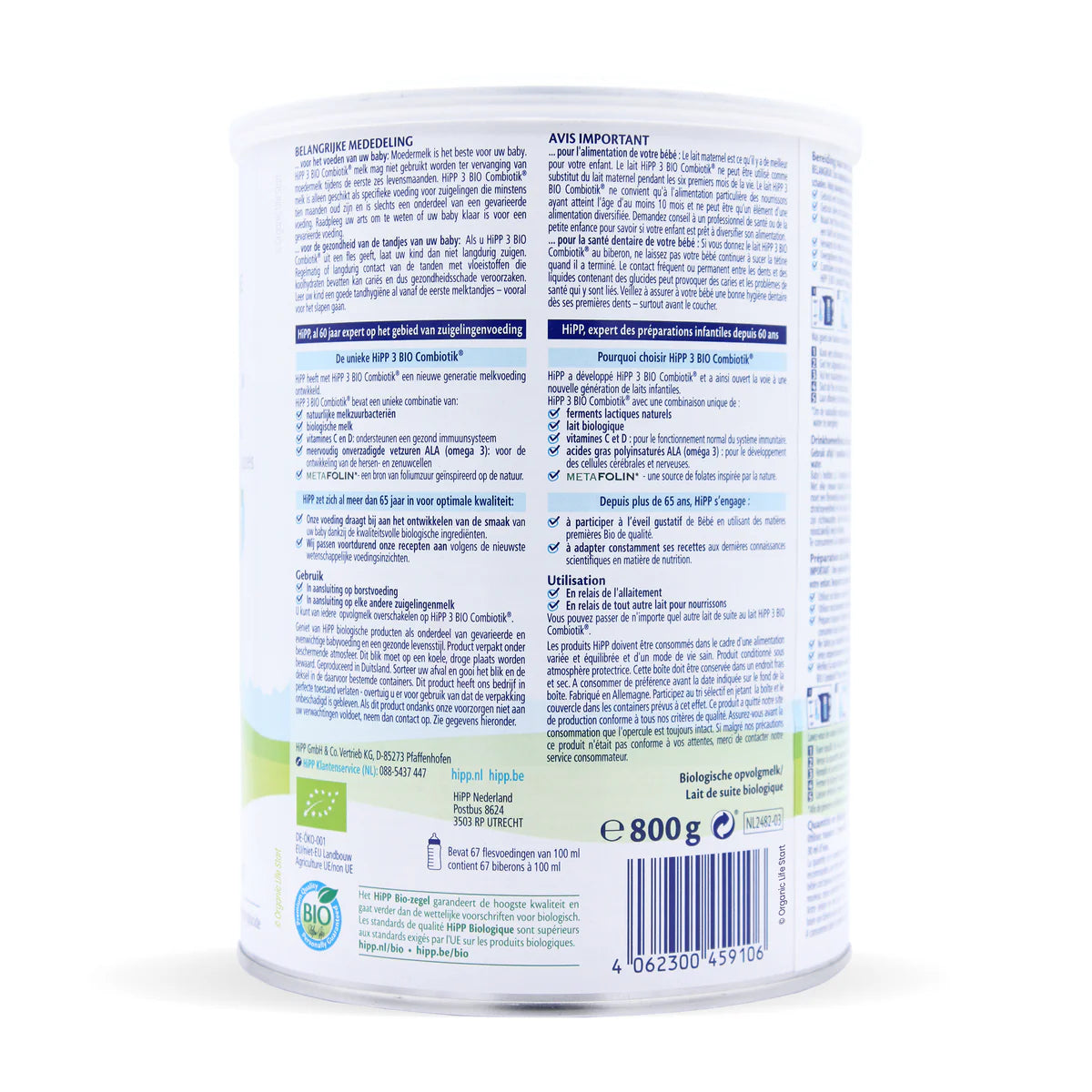 HiPP Dutch Stage 3 Combiotik Toddler Formula