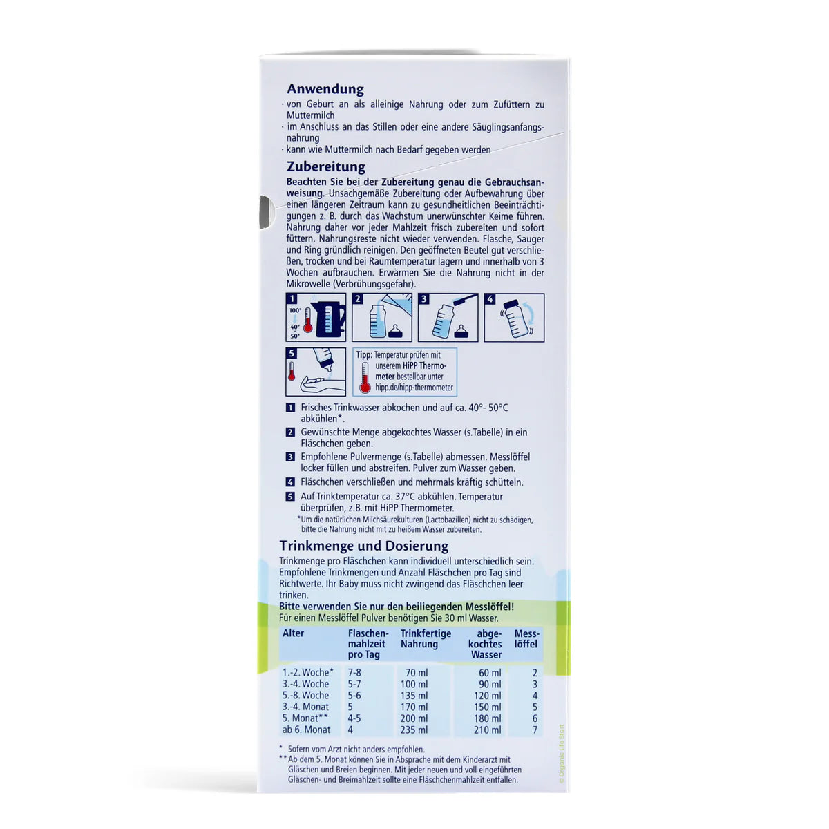 Hipp Bio Combiotik Stage Pre German Infant Milk Formula