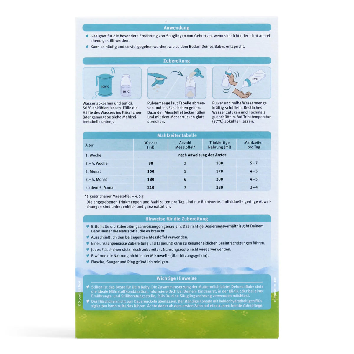 Holle Bio Stage 1 Organic Cow Infant Milk Formula