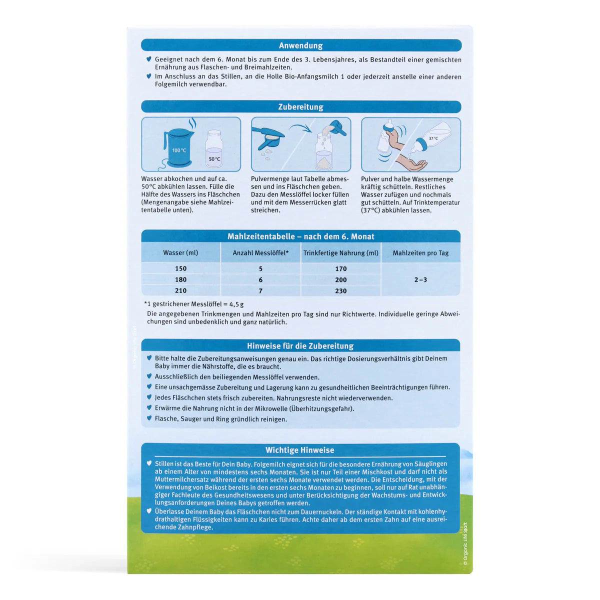 Holle Bio Stage 2 Organic Follow-On Infant Milk Formula