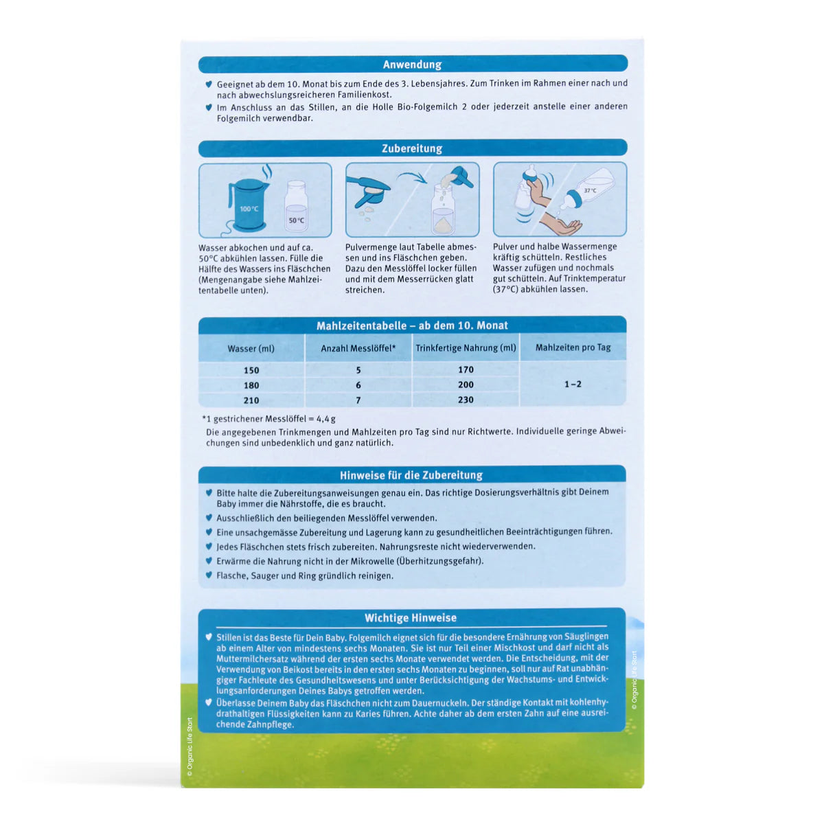 Holle Bio Stage 3 Organic Follow-On Milk Formula