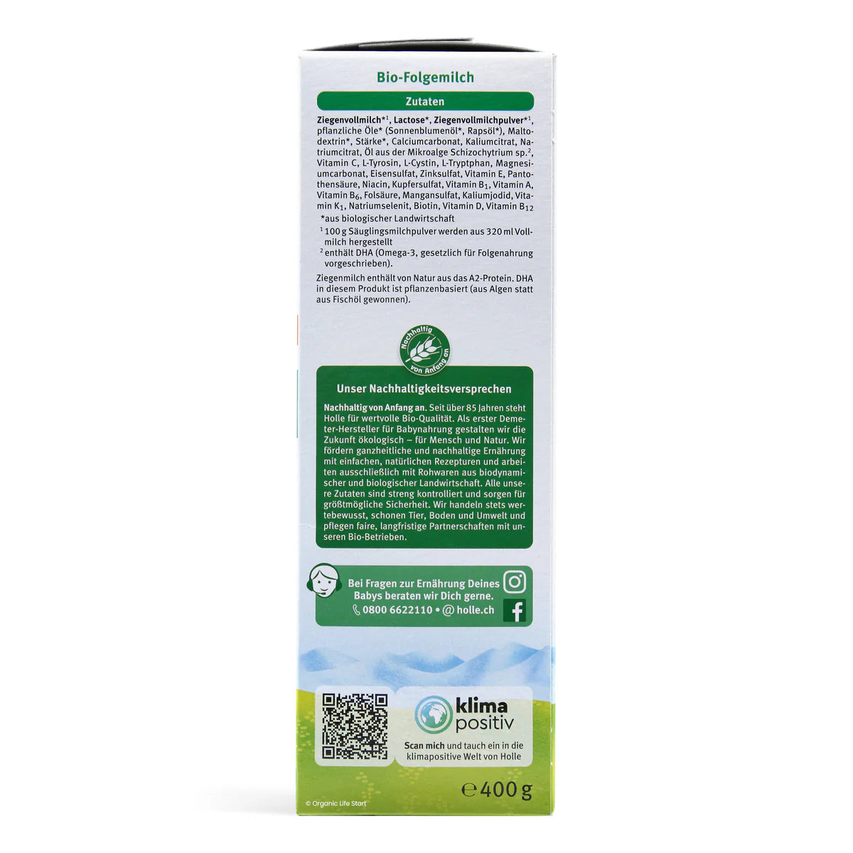 Holle Goat Stage 4 Organic Follow-On Milk Formula