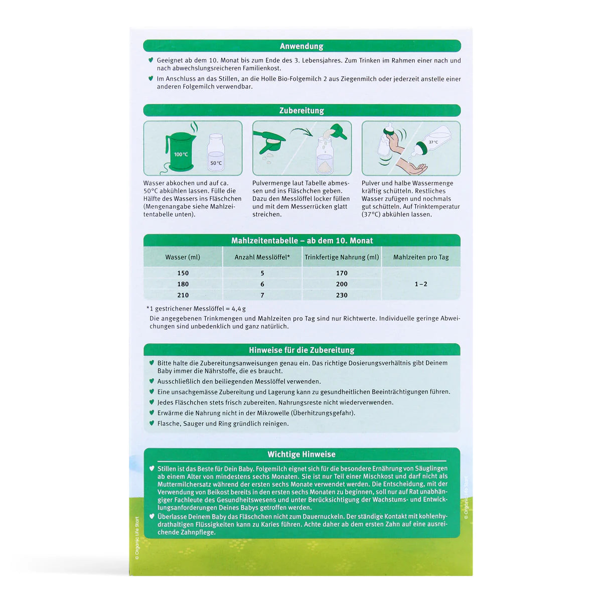Holle Goat Stage 3 Organic Infant Milk Formula