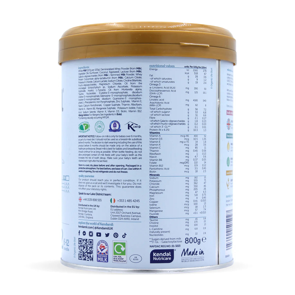 Kendamil Classic Stage 2 Follow-on Milk Formula