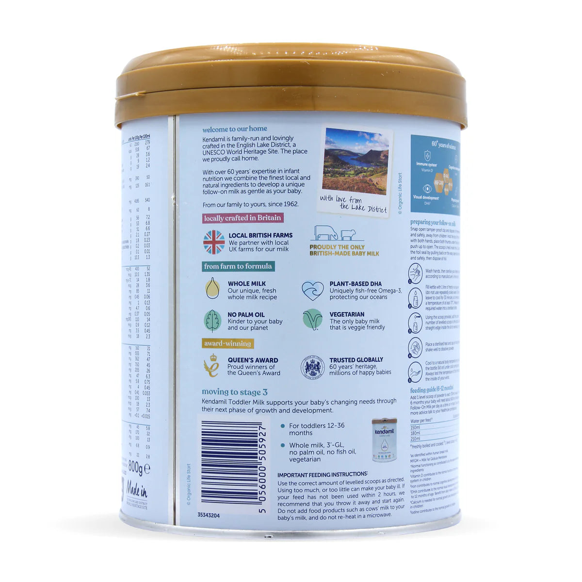 Kendamil Classic Stage 2 Follow-on Milk Formula