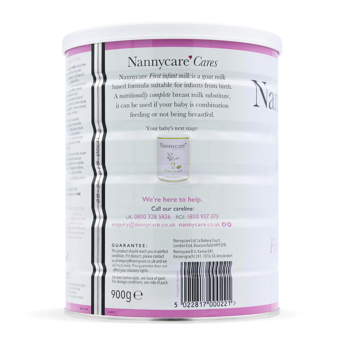 Nannycare First Infant Milk Stage 1 Goat Milk Formula