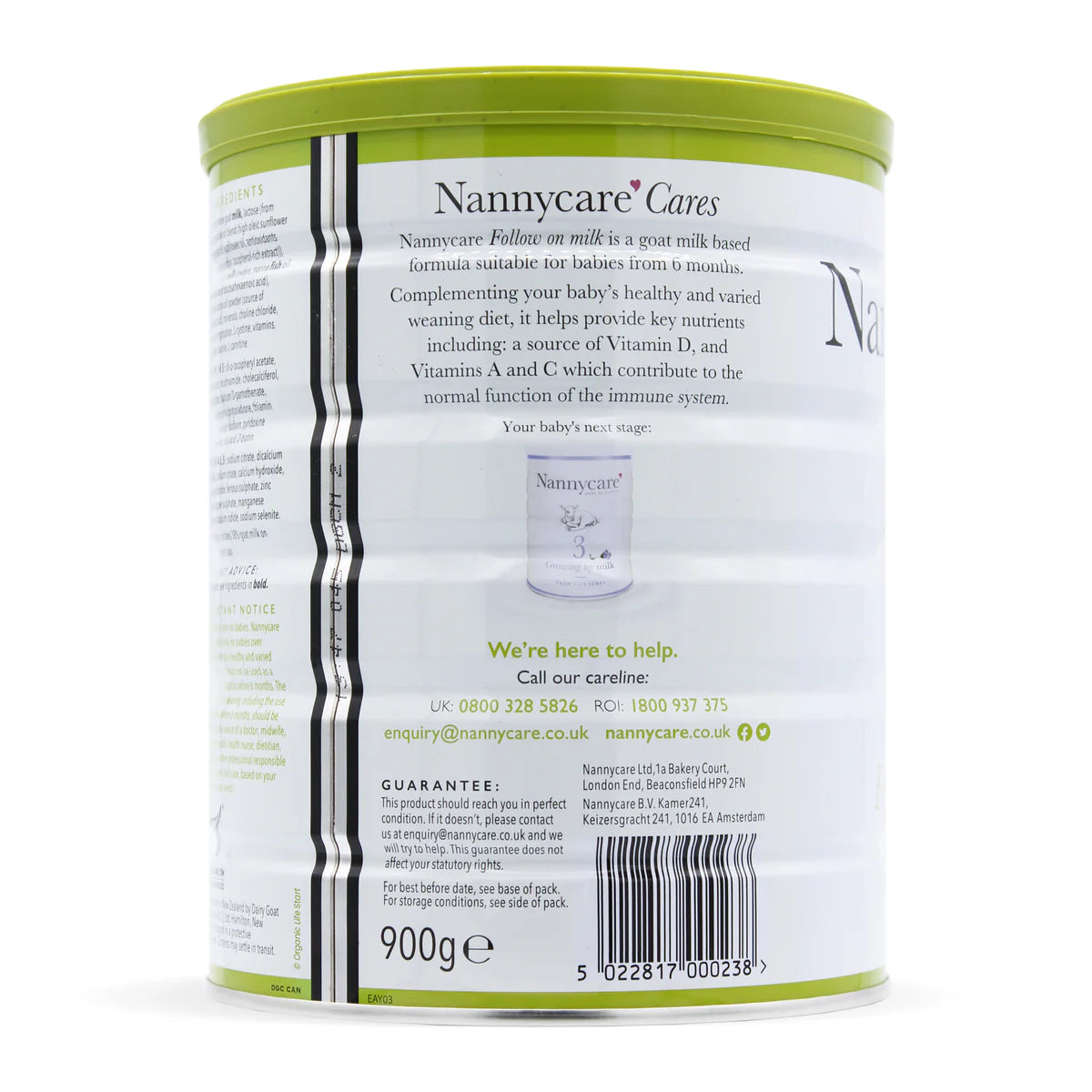 Nannycare Follow On Milk Stage 2 Goat Milk Formula