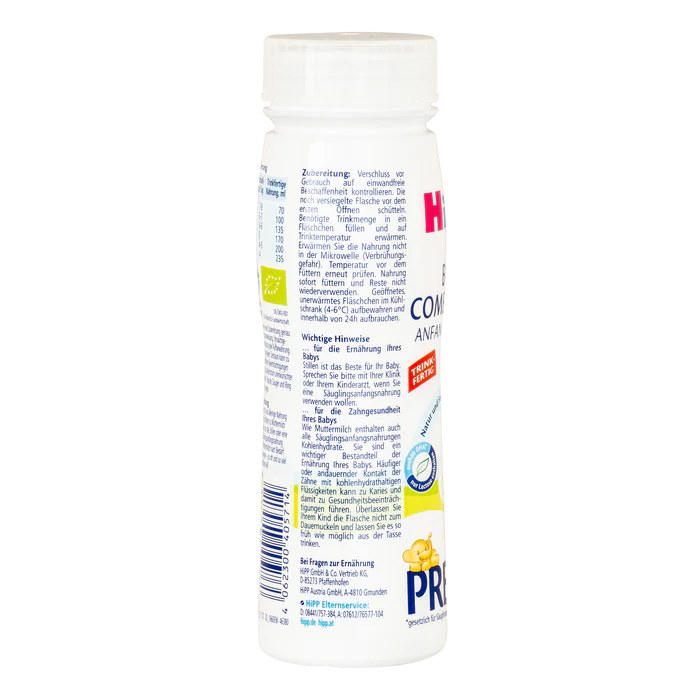 ミルク HIPP BIO COMBIOTIK PRE HiPP Bio Combiotik Stage PRE Ready to Feed 200ml - Beyond Milk