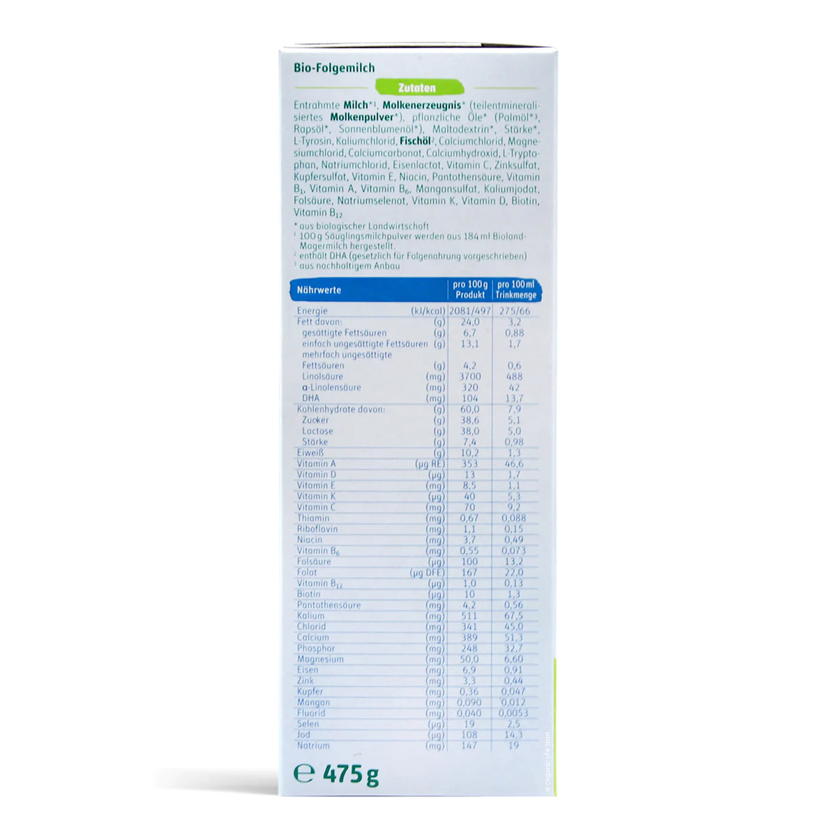 Lebenswert Stage 3 Organic Follow on Milk Formula