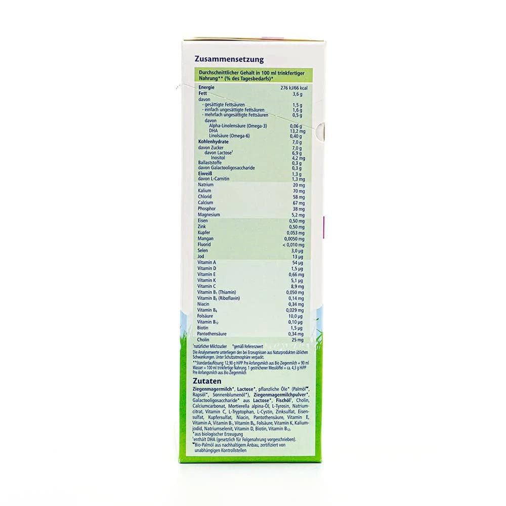 HiPP Goat Stage PRE Organic Infant Milk Formula