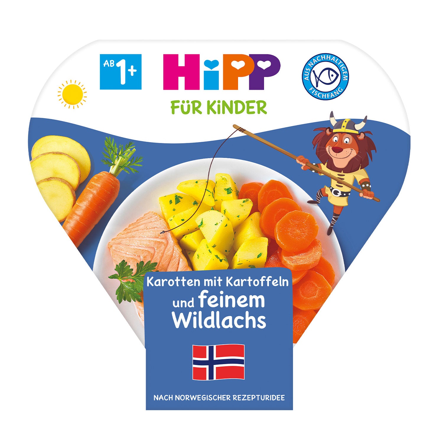 HiPP Children’s Plate Potatoes & Fine Wild Salmon