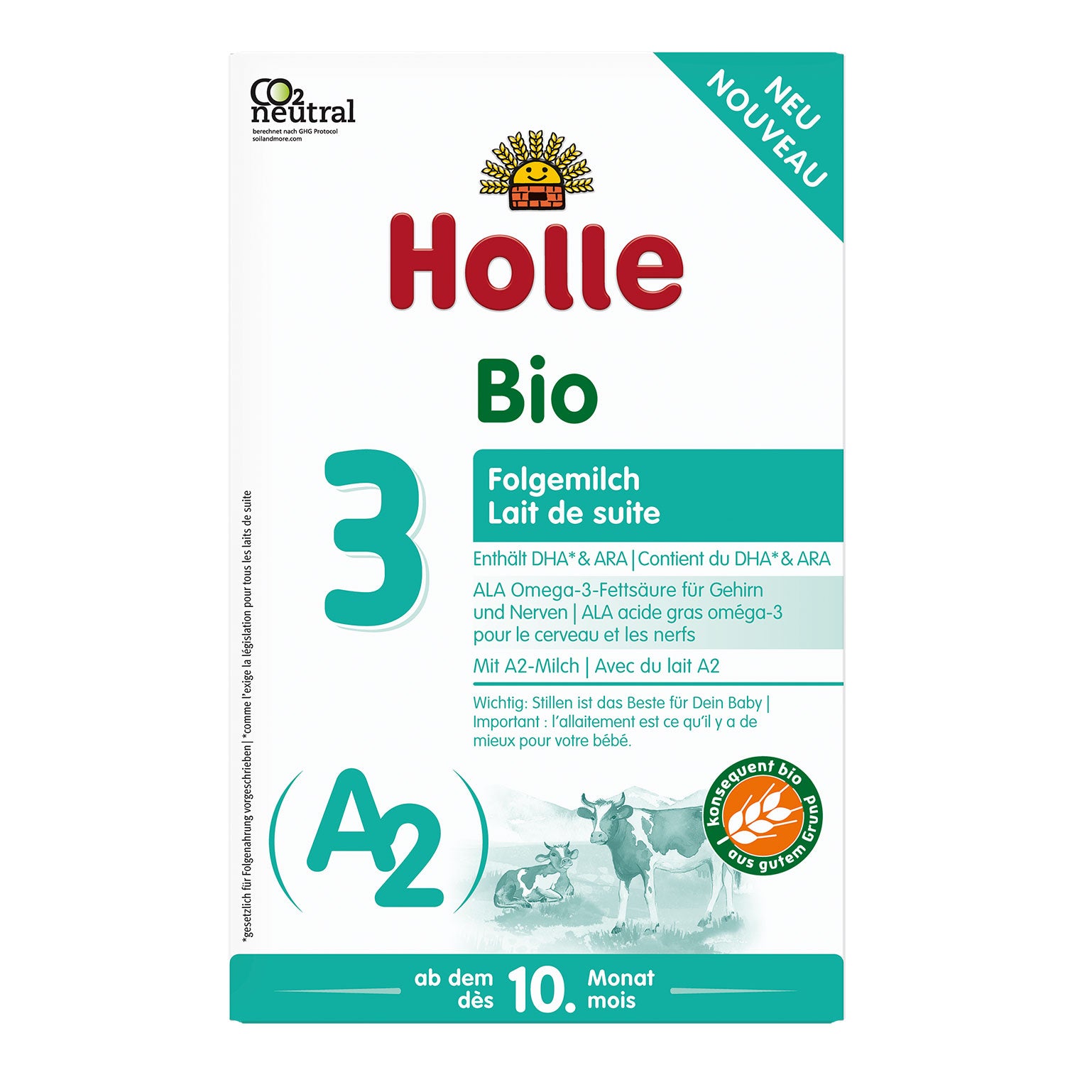 Holle A2 Stage 3 Organic Follow-On Milk Formula