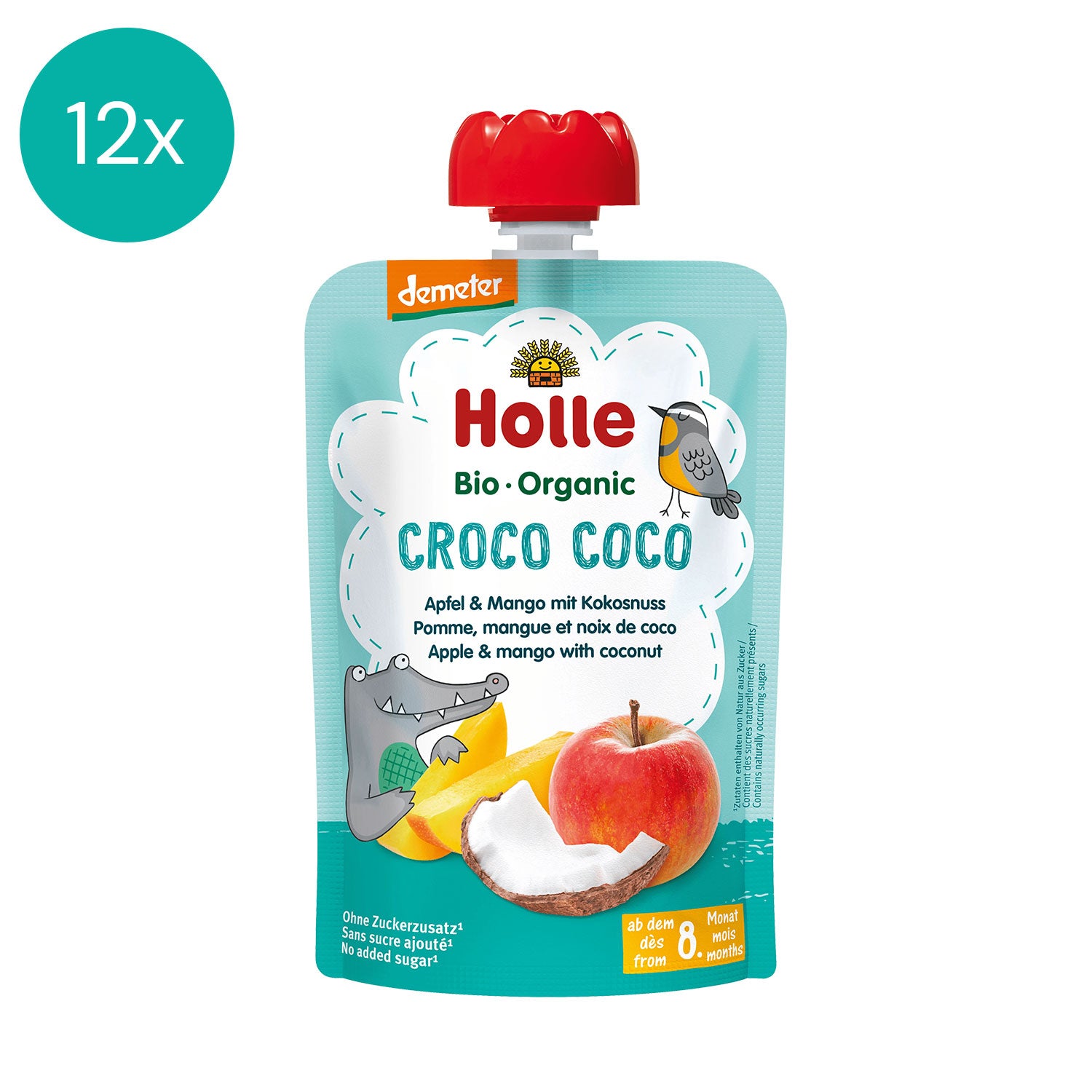 Holle Organic fruit puree Croco Coco