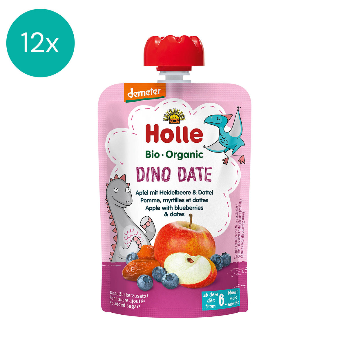 Holle Organic fruit puree Dino Date