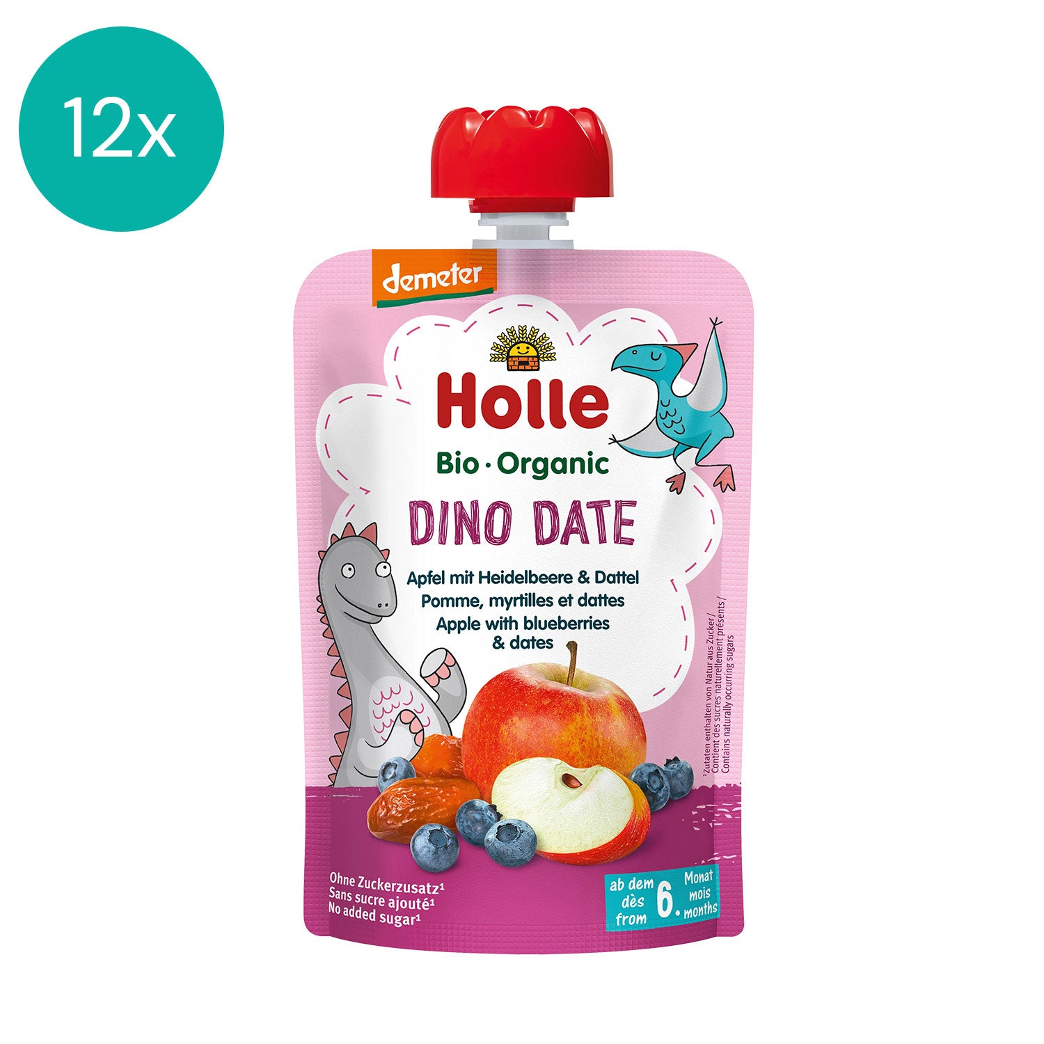 Holle Organic fruit puree Dino Date