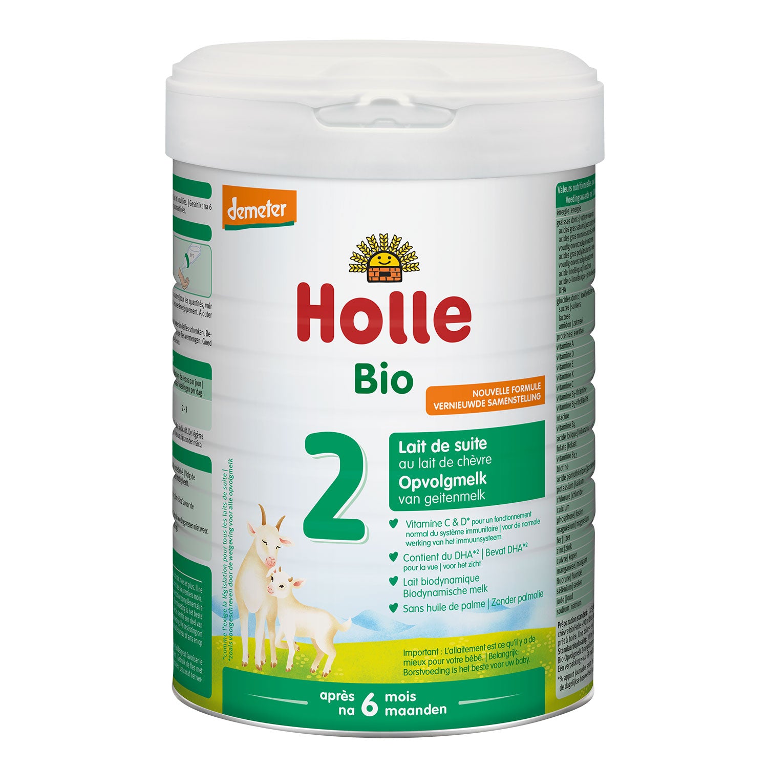 Holle Dutch Goat Stage 2 Organic Follow-On Milk Formula
