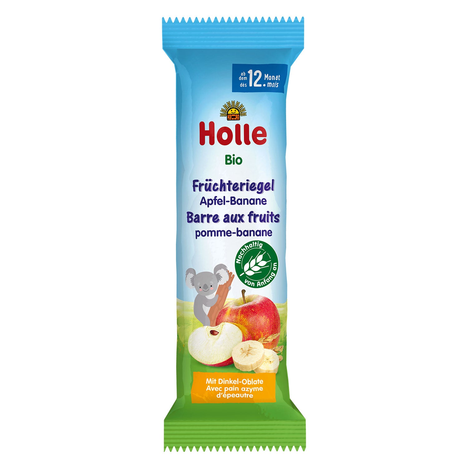 Holle Organic Fruit Bar Apple Banana