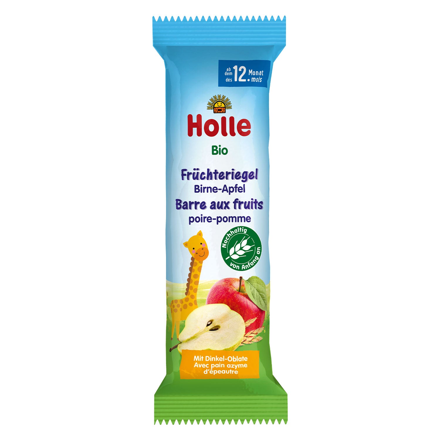 Holle Organic Fruit Bar Pear-Apple