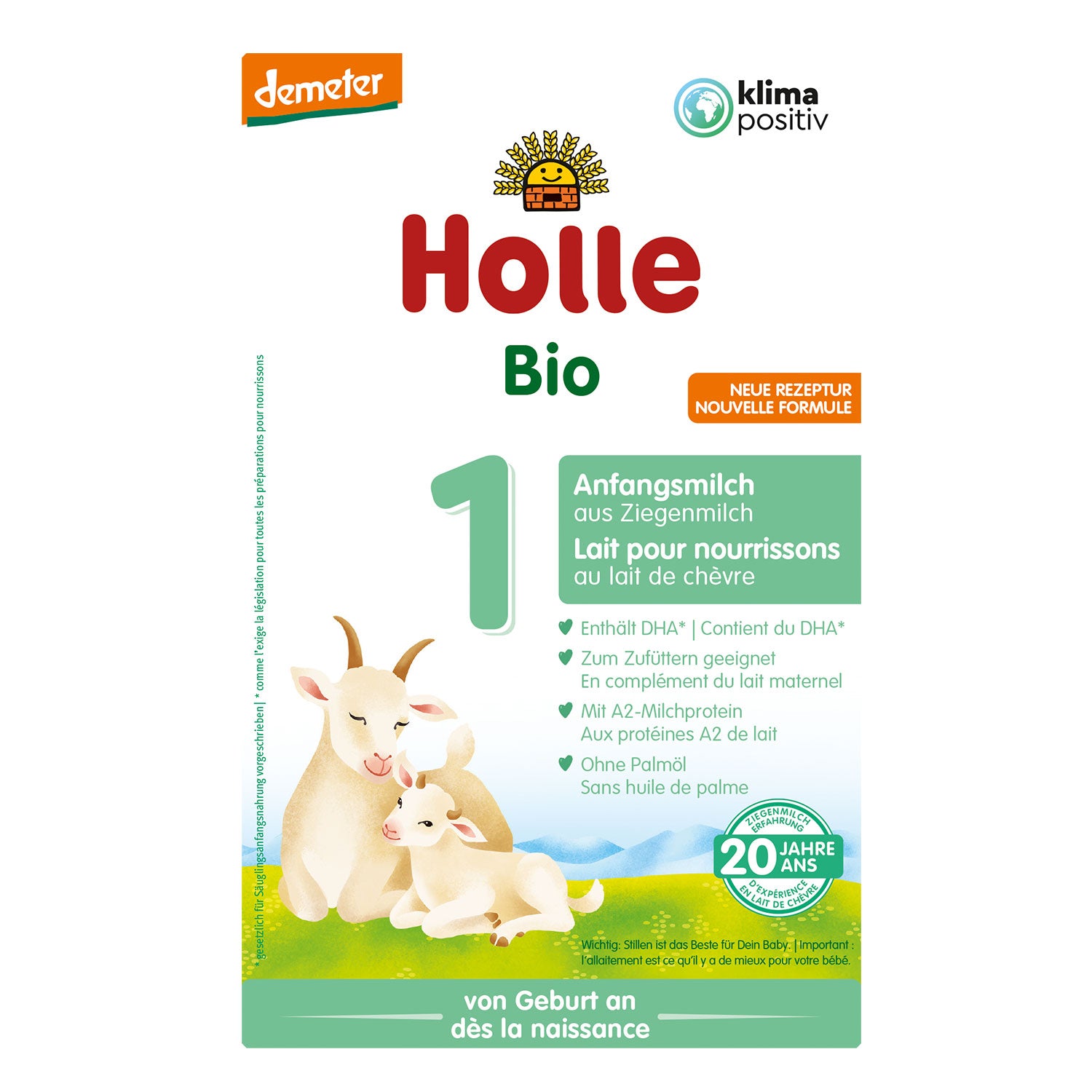 Holle Goat Stage 1 Organic Infant Milk Formula