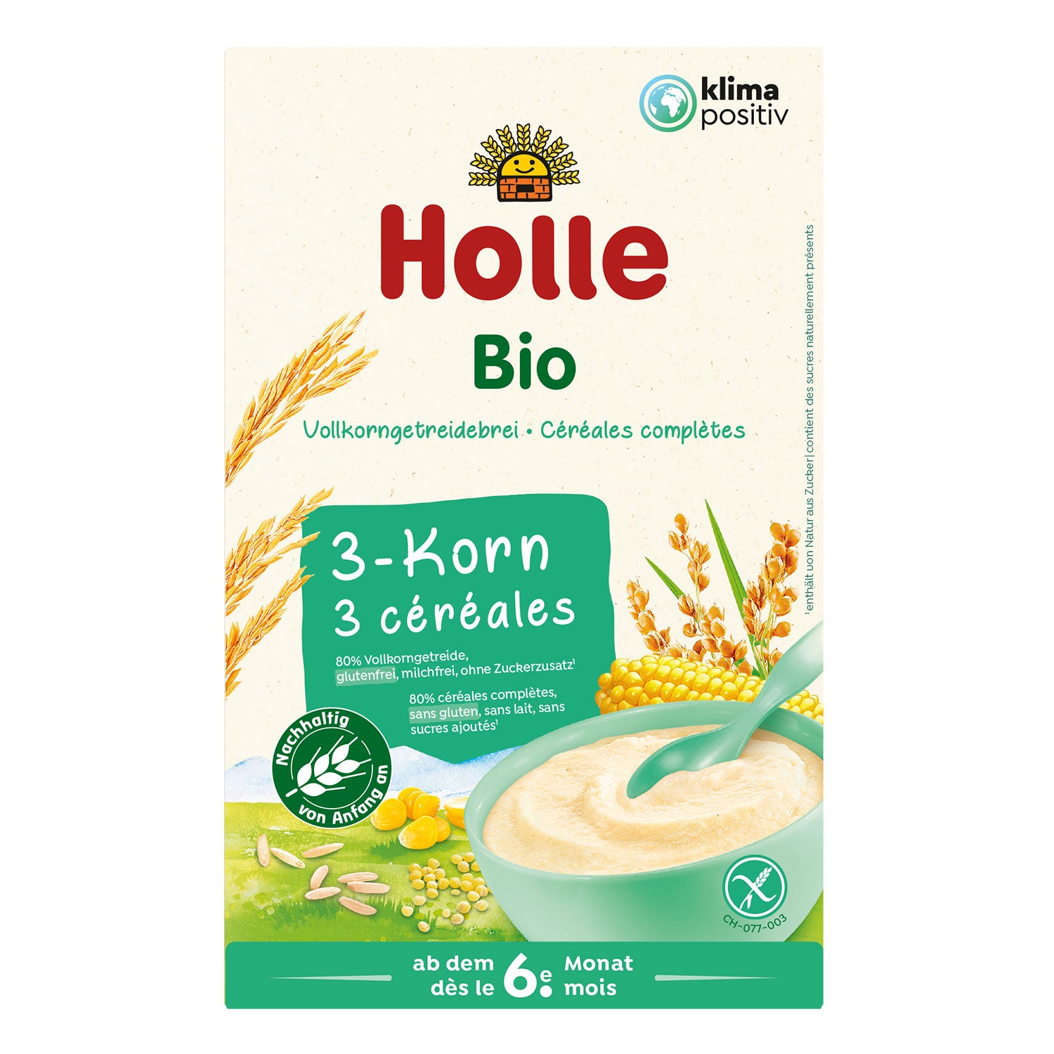 Holle Organic 3-Grain Porridge